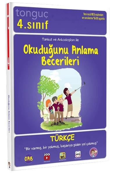 4. Sınıf Türkçe Okuduğunu Anlama Becerileri - Tonguç Yayınları ürün görseli 1