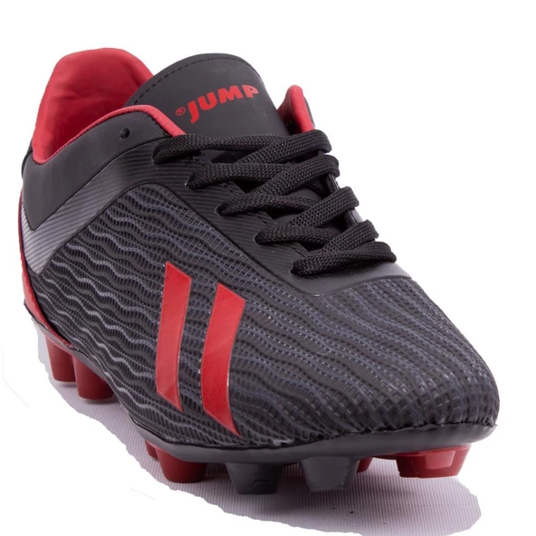 Jump 25850 Siyah Kırmızı Krampon Erkek Futbol Ayakkabı ürün görseli 1