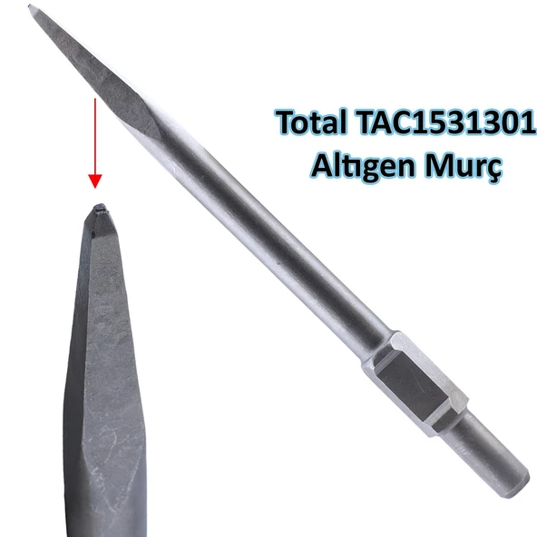 Kırıcı Hilti Uç Ucu Altıgen Düz Total TAC1531301 Murç 30x410 mm ürün görseli 1