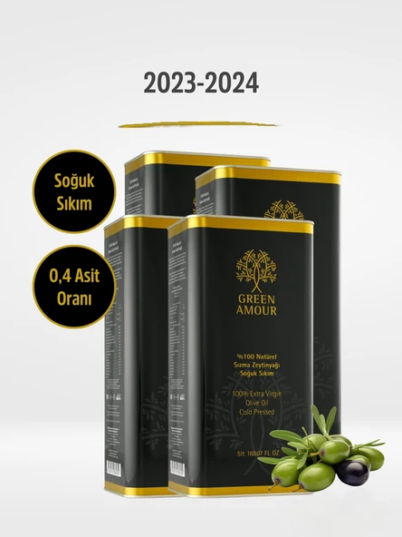 Green Amour 20 Litre  %100 Naturel Sızma Zeytinyağı ürün görseli 1