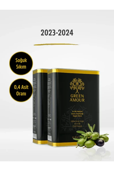 Green Amour 6 Litre %100 Naturel Sızma Zeytinyağı ürün görseli 1