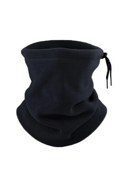Kadın Erkek Polar Boyunluk Kışlık İpli Bere Termal Sıcak Unisex ürün görseli 1