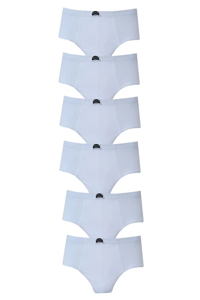 Gümüş Erkek Çocuk Slip Pamuklu Külot 6'lı Paket 3032 ürün görseli 1