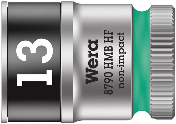 Wera 8790 HMB HF Zyklop Lokma, 3/8" Soketli, Tutma Fonksiyonlu, 13 x 29 mm ürün görseli 1