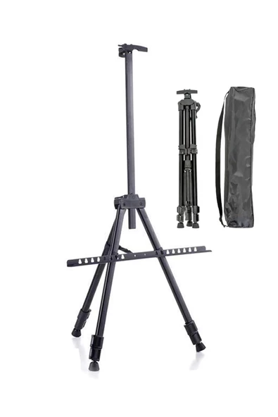 Metal Şövale Çantalı Şövale Ayarlanabilir Şövale 3 Ayaklı Şövale ürün görseli 1