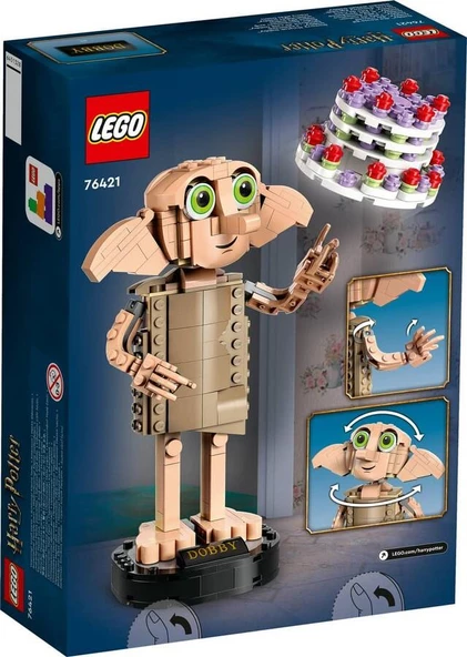 LEGO Harry Potter 76421 Tm Ev Cini Dobby (403 Parça) - Resim 6