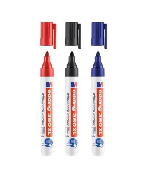 Edding 360 XL Beyaz Tahta Kalemi 3lü Set ürün görseli 1