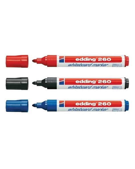Edding 260 Beyaz Tahta Kalemi 3lü Set ürün görseli 1