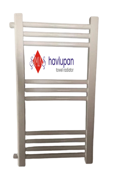 ŞİMAŞ HAVLUPAN 400x700 Beyaz 10 Borulu Yandan Girişli Havlupan ürün görseli 1