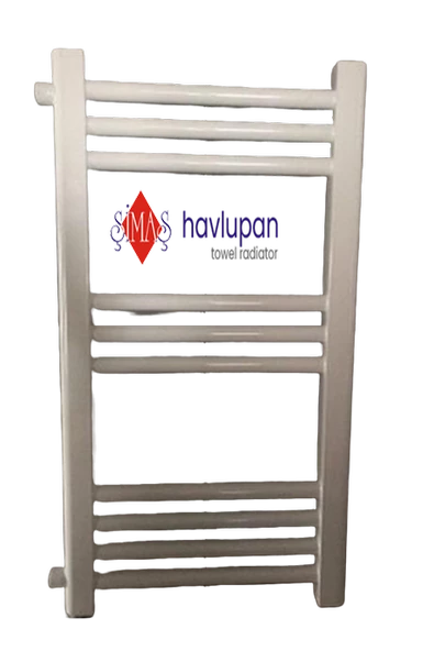 ŞİMAŞ HAVLUPAN 500x700 Beyaz 10 Borulu Yandan Girişli Havlupan ürün görseli 1