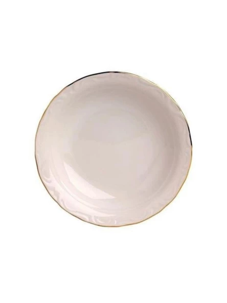 Porland A14730 Gold Kenarlı Jade Çukur Tabak 17 Cm 6 Lı ürün görseli 1