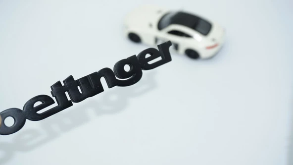 DK Tuning Oettinger Bagaj Siyah ABS 3M 3D Yazı Logo ürün görseli 1
