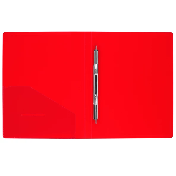 Bigpoint Yaylı Dosya A4 Mat Kırmızı - Resim 2