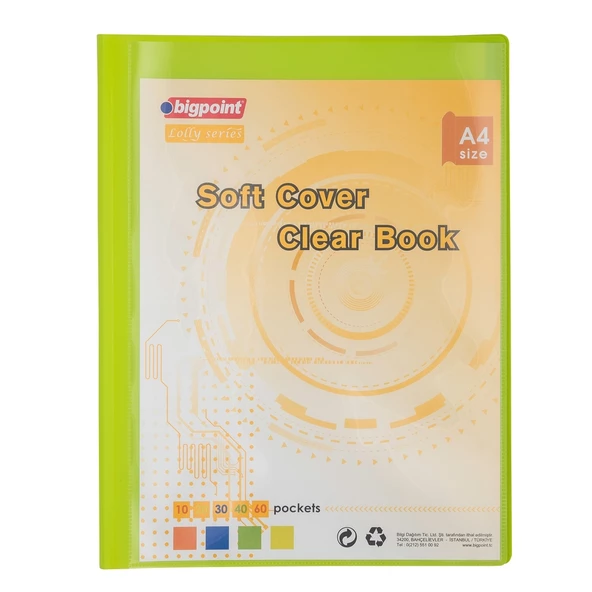 Bigpoint Lolly Serisi Soft Sunum Dosyası Cepli 10'lu Yeşil ürün görseli 1