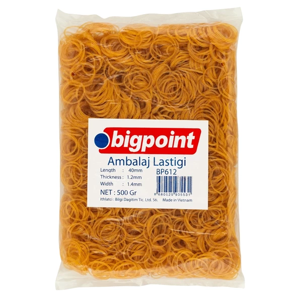 Bigpoint Mini Ambalaj Lastiği 500 Gram %100 Kauçuk ürün görseli 1