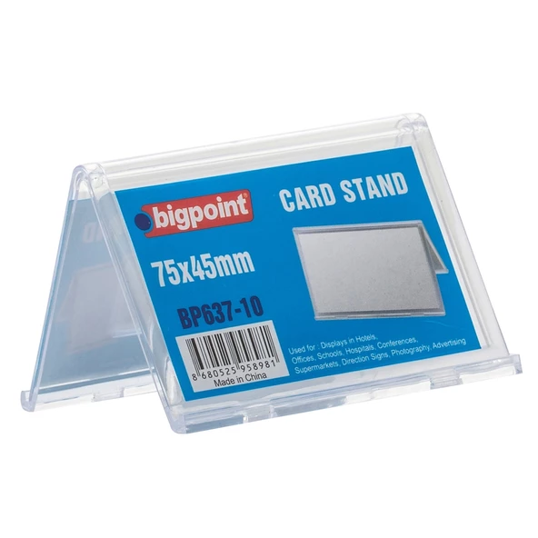 Bigpoint Kart Standı Çift Taraflı 75x45mm ürün görseli 1