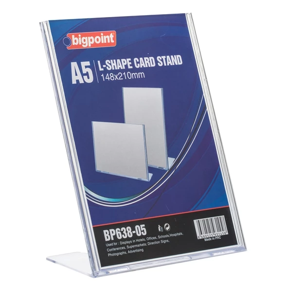Bigpoint Kart Standı Dikey A5 ürün görseli 1