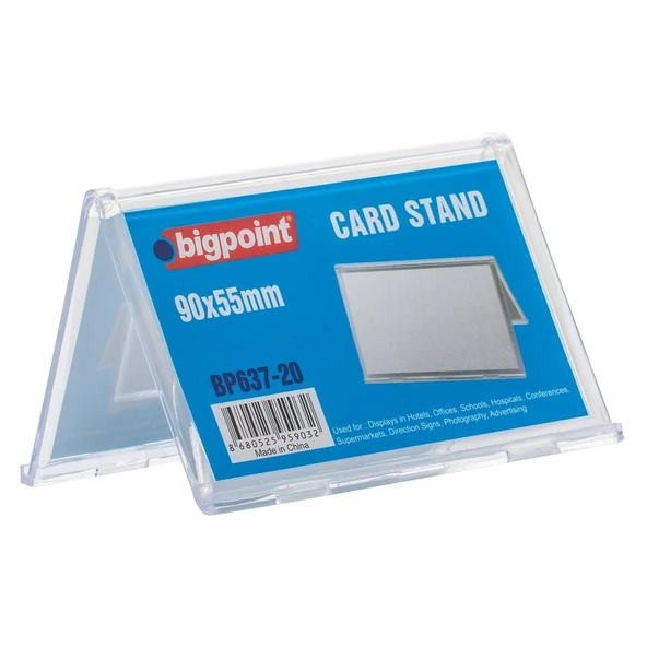 Bigpoint Kart Standı Çift Taraflı 90x55mm ürün görseli 1