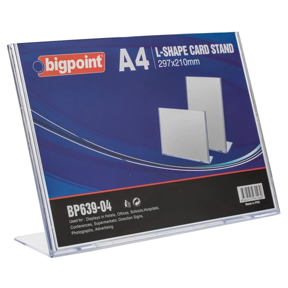 Bigpoint Kart Standı Yatay A4 ürün görseli 1