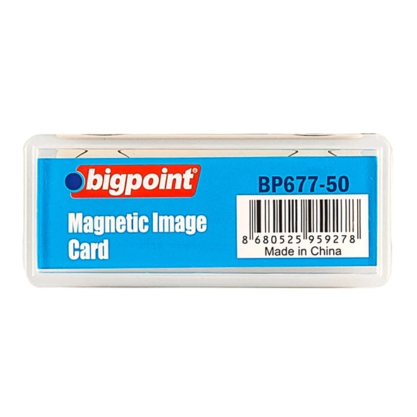 Bigpoint Akrilik Mıknatıslı İsimlik Şeffaf ürün görseli 1