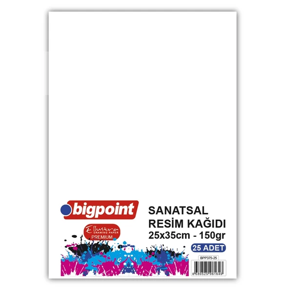 Bigpoint Sanatsal Resim Kağıdı 150 Gram 25x35cm - 25 Yaprak ürün görseli 1