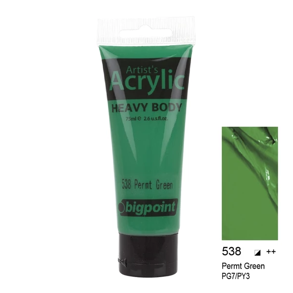Bigpoint Akrilik Boya 75 ml Permt Green 538 ürün görseli 1