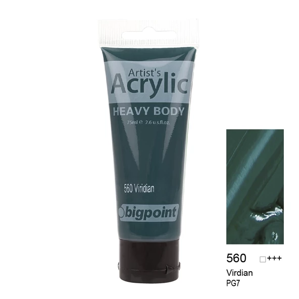 Bigpoint Akrilik Boya 75 ml Viridian 560 ürün görseli 1