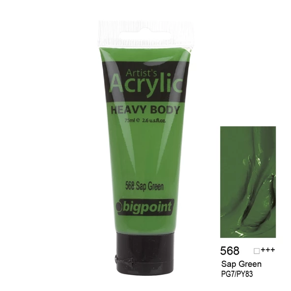 Bigpoint Akrilik Boya 75 ml Sap Green 568 ürün görseli 1