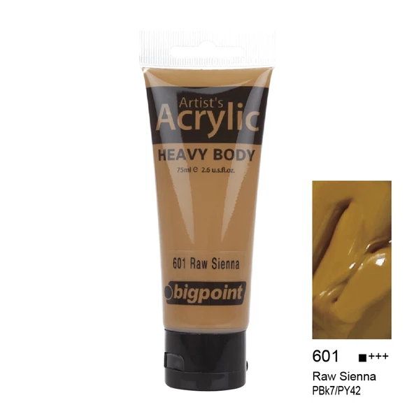 Bigpoint Akrilik Boya 75 ml Raw Sienna 601 ürün görseli 1