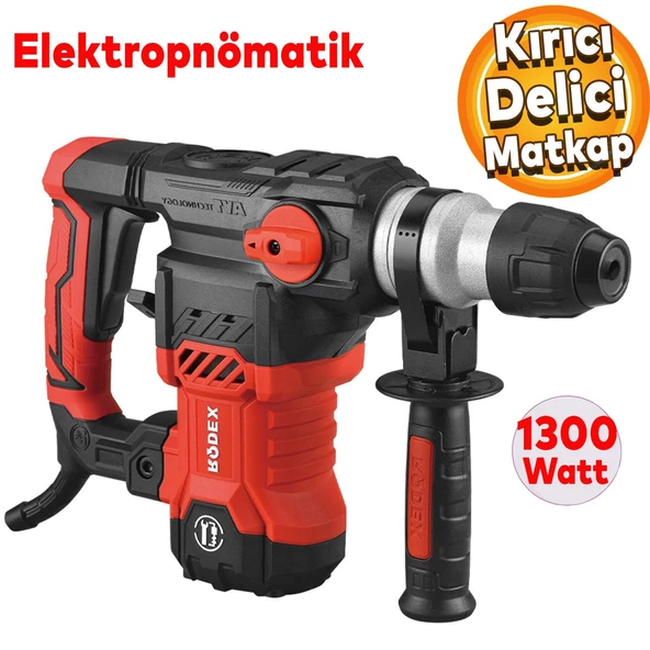 Rodex RDX231 Elektropnömatik Kırıcı Delici Matkap 30 mm 1300W ürün görseli 1