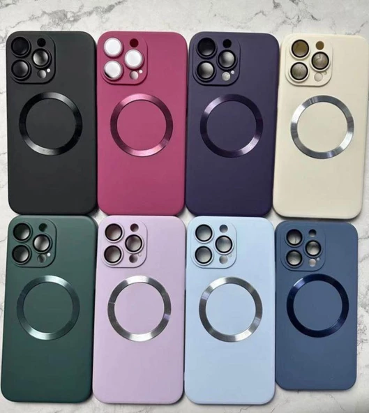 İphone 13 Pro Max Slim Sert Magsafe Özellikli Kapak - Resim 9