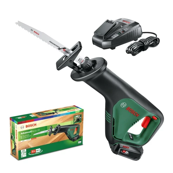 Bosch AdvancedRecip 18 (2,5 Ah,TekAkü) Tilki Kuyruğu - 06033B2403 ürün görseli 1