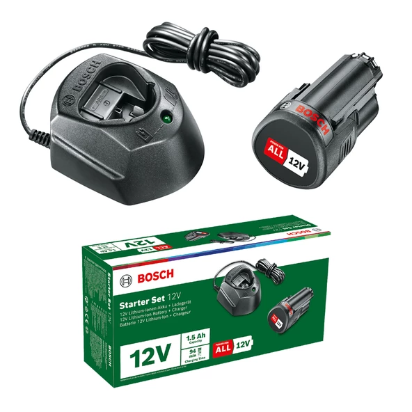 Bosch Akü Starter Set 12 V (1 x 1,5 Ah / GAL 1210 CV) - 1600A01L3D ürün görseli 1