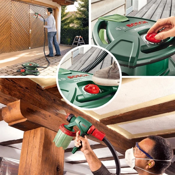 Bosch PFS 5000 E (Promo Set) Boya Püskürtme - 0603207202 - Resim 4