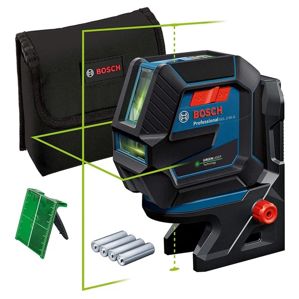 Bosch Professional GCL 2-50 G + RM10 Lazerli Hizalama - 0601066M00 ürün görseli 1