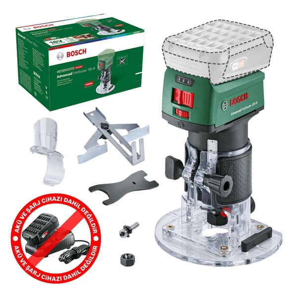 Bosch AdvTrimRouter 18V-8 (Solo) Freze - 06039D5000 ürün görseli 1