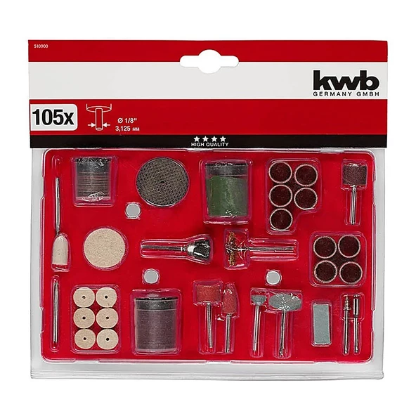 Kwb Mini Gravür Seti Aksesuarları 105 Parça 49510900 ürün görseli 1