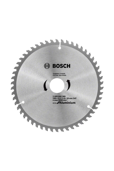 BOSCH Alüminyum Daire Testere Optiline Eco 190*30 54 Diş - 2608644389 ürün görseli 1