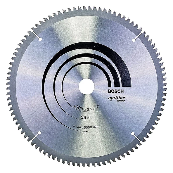 Bosch Optiline Ahşap 305 x 30 Mm 96 Diş Daire Testere Bıçağı - 2608640442 ürün görseli 1