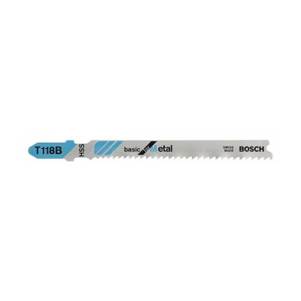 Bosch Dekupaj Bıçağı BasicforMetal T118B 5'li - 2608631014 ürün görseli 1