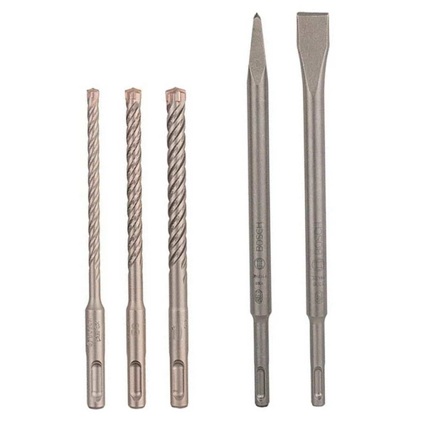 Bosch Sds-Plus Uç Ve Keski Seti 5 Parça - 2607017515 ürün görseli 1