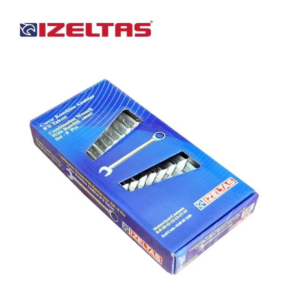 İzeltaş 10Lu Cırcır Kombine Anahtar Takımı  - 0340002110 ürün görseli 1