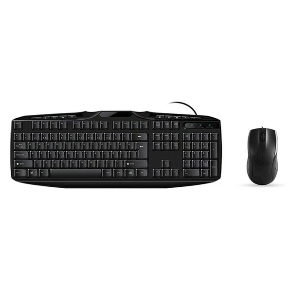 Everest UN-796 Siyah Usb Q Multimedia Klavye + Mouse Set 11376 ürün görseli 1