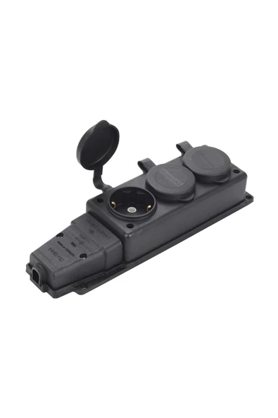Ne-Ad 1X16A Kauçuk 3Lü Grup Priz Nead4103 ürün görseli 1