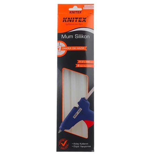 Knıtex Ktx-2156 Kalın Mum Silikon 5'Li Hrd-003591 ürün görseli 1