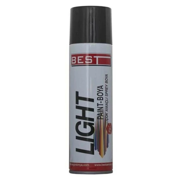Best Light Sprey Boya Mat Siyah 250 Ml ürün görseli 1