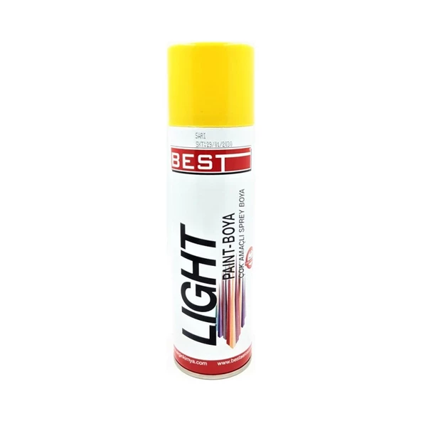 Best Light Sprey Boya Sarı 250 Ml ürün görseli 1