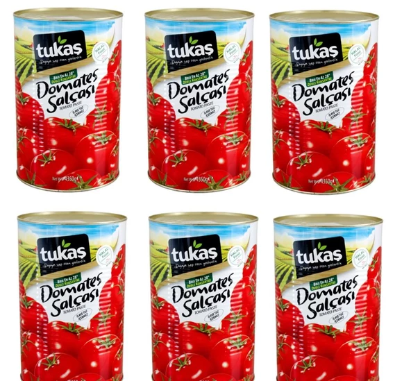 Tukas Domates Salca 4350Gr Teneke*6 Adet ürün görseli 1
