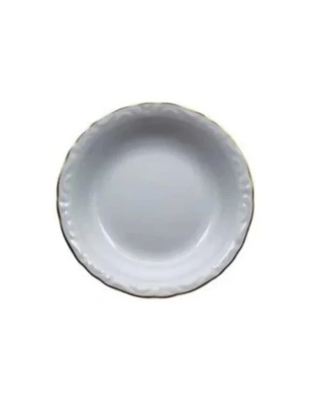 Porland A26037 Jade Gold Kenarlı Çukur Tabak 14 Cm 6 Lı ürün görseli 1