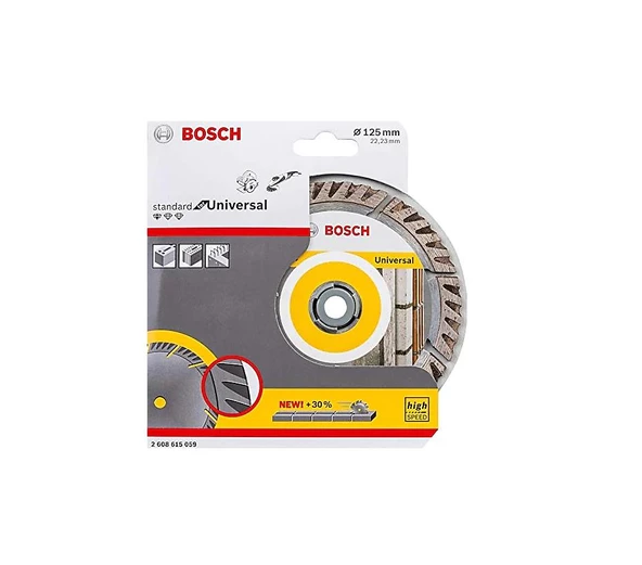 Bosch Elmas Kesme Diski Standard For Universal 125mm ürün görseli 1